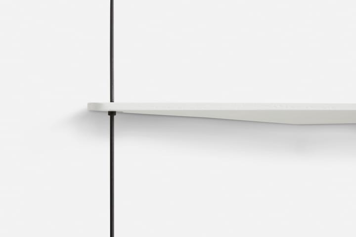 Stedge hylla 80 cm, Vitmålad ek Woud