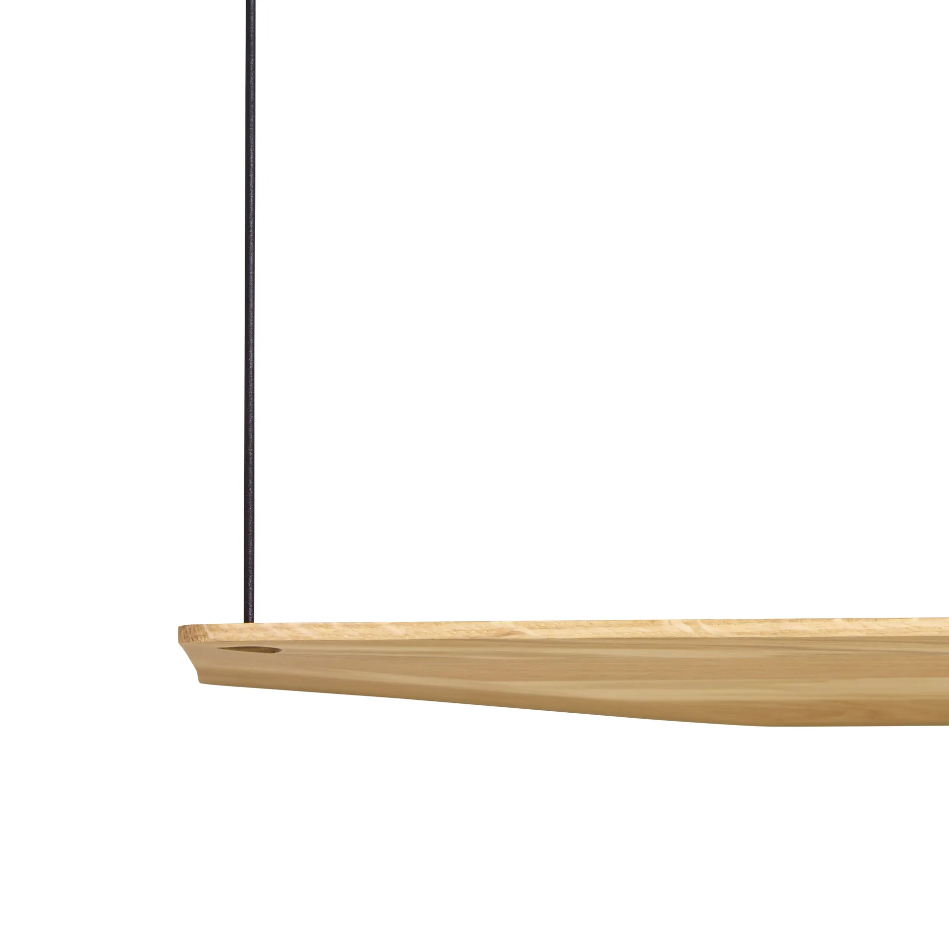 Stedge hylla 80 cm, vitpigmenterad ek Woud