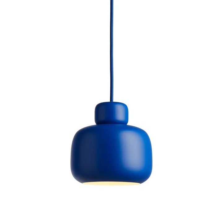 Stone pendel opalglas - Cobalt blue - Woud