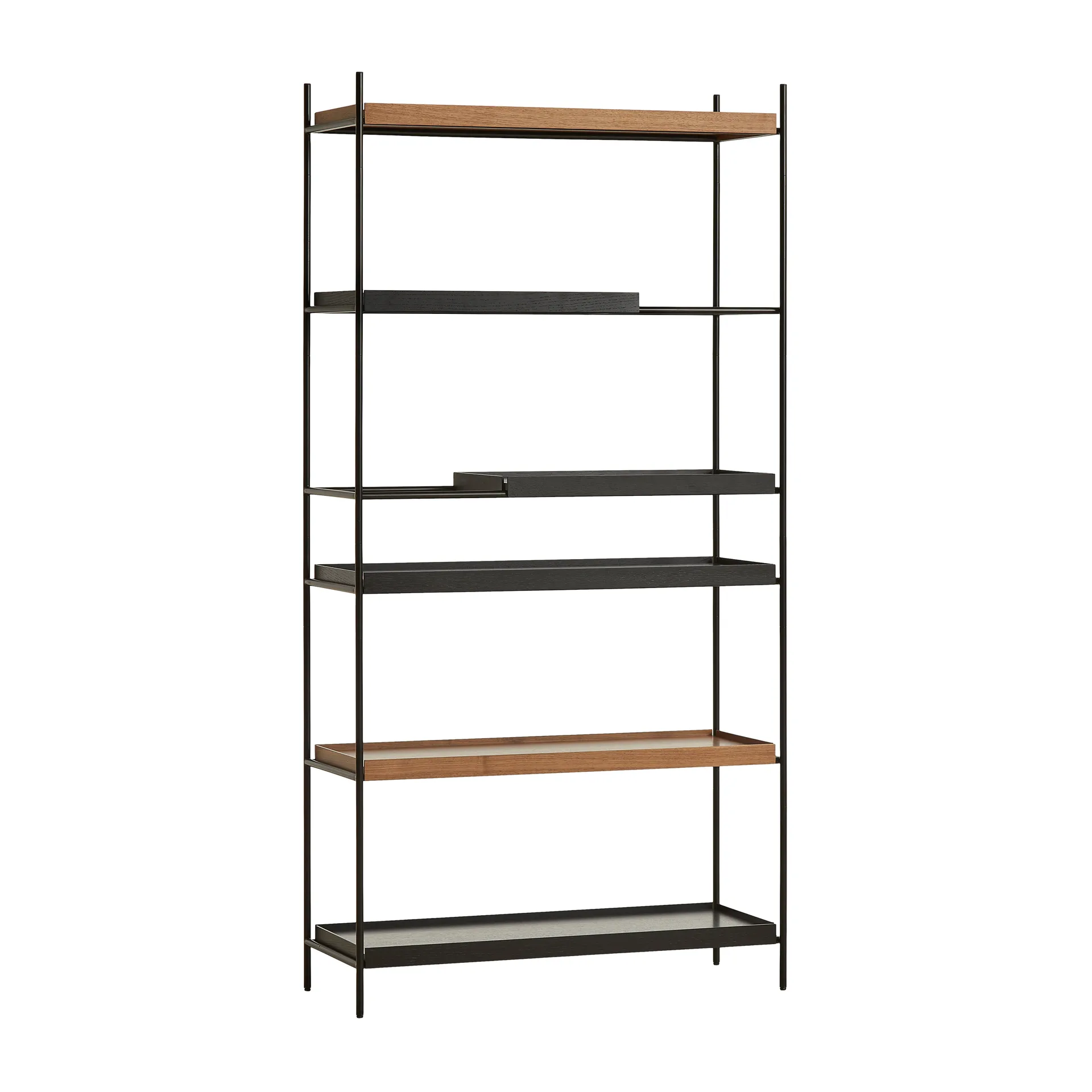 Tray hylla hög valnöt, 100x201 cm, Style 3 Woud