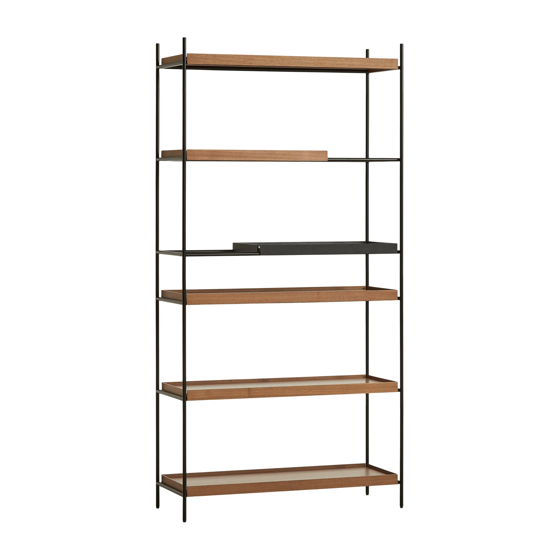 Tray hylla hög valnöt, 100x201 cm, Style 6 Woud