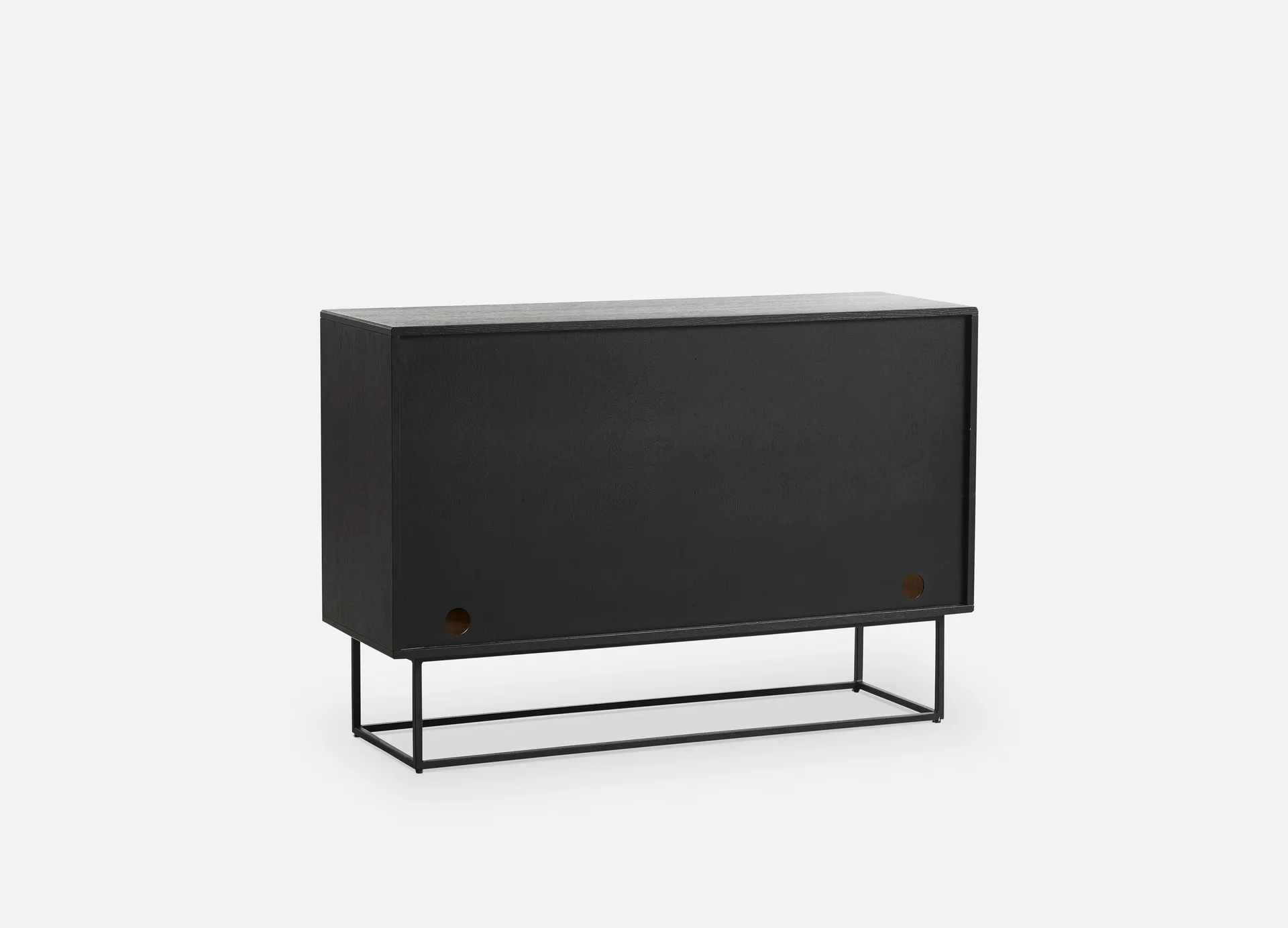 Virka sideboard high 120x40x82 cm, Svart - ek Woud