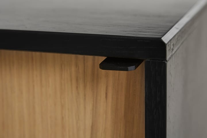Virka sideboard high 120x40x82 cm, Svart - ek Woud
