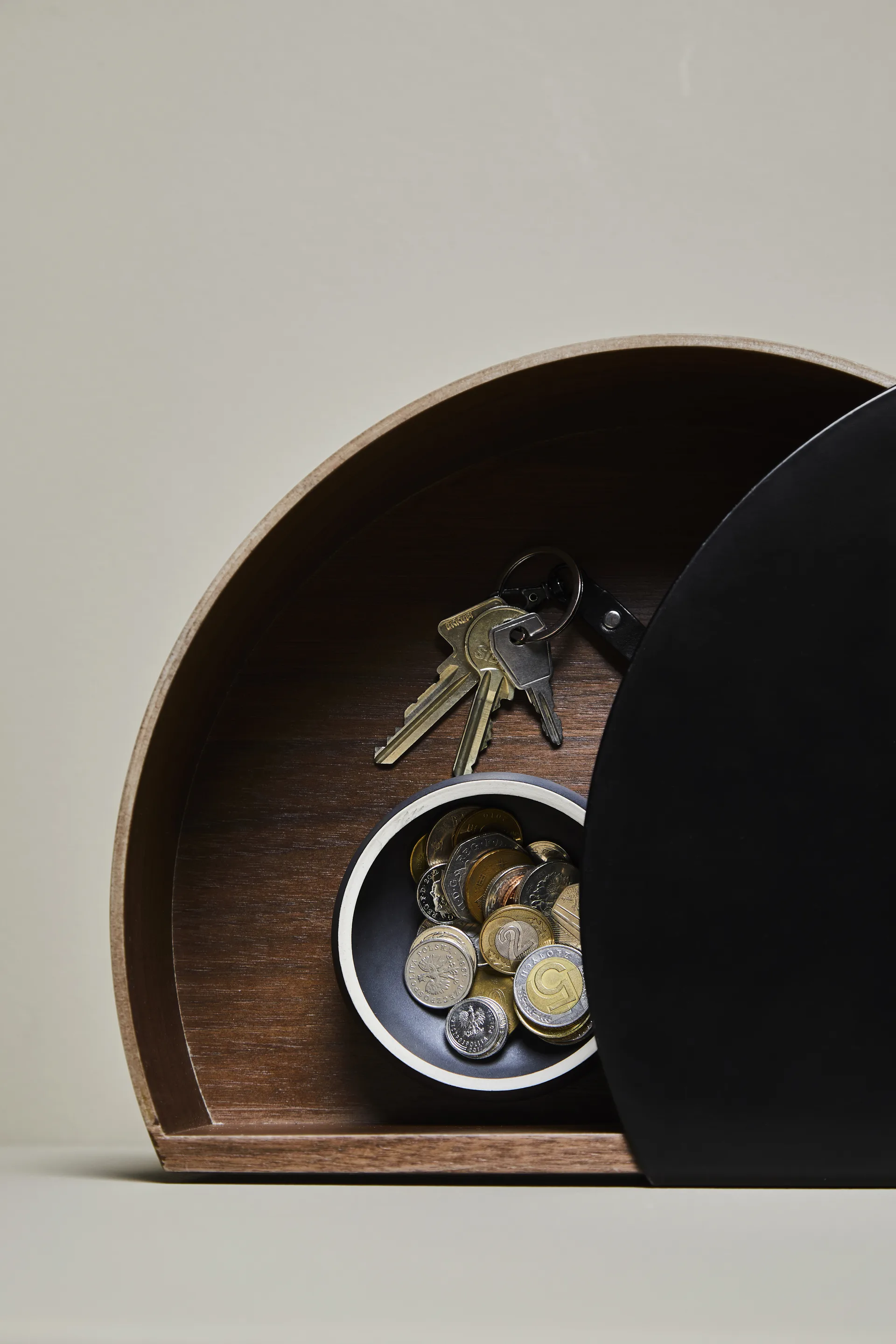 Wallie wall drawer hylla, Valnöt Woud