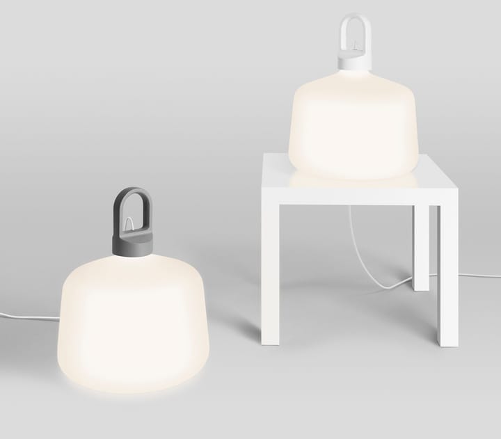 Bottle lampa - bord/golv vit - Zero Interiör