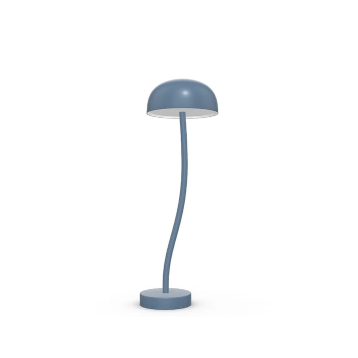 Curve L bordslampa - duvblå, medium - Zero Interiör
