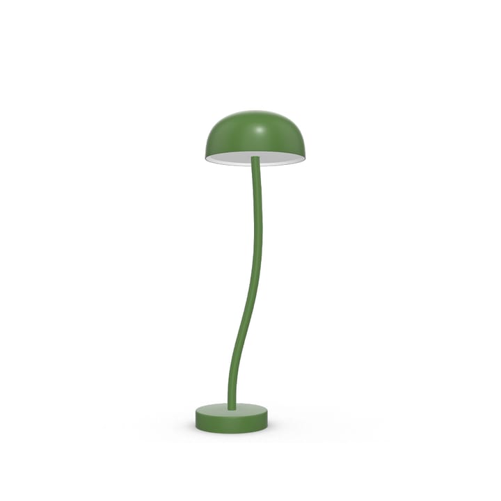Curve L bordslampa - grön, medium - Zero Interiör