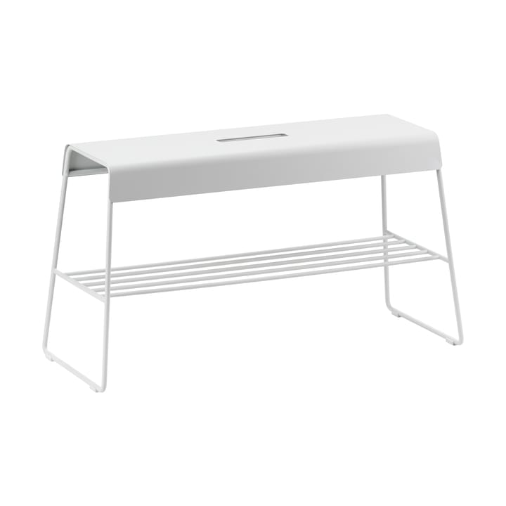 A-bench outdoor bänk med hylla 45 cm - Soft Grey - Zone Denmark