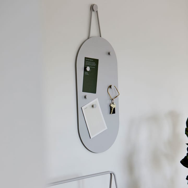 A-Bulletin Board anslagstavla, soft grey, inkl. magneter Zone Denmark