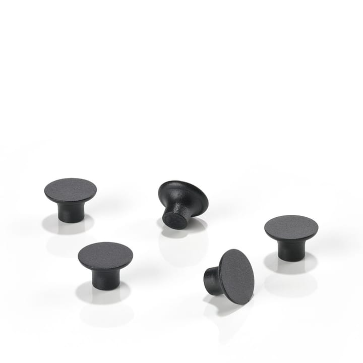 A-Magnet magnet - black, 5-pack - Zone Denmark