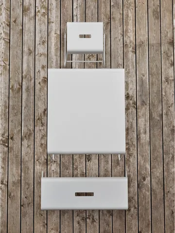 A-stool outdoor pall 45 cm - Soft Grey (grå) - Zone Denmark
