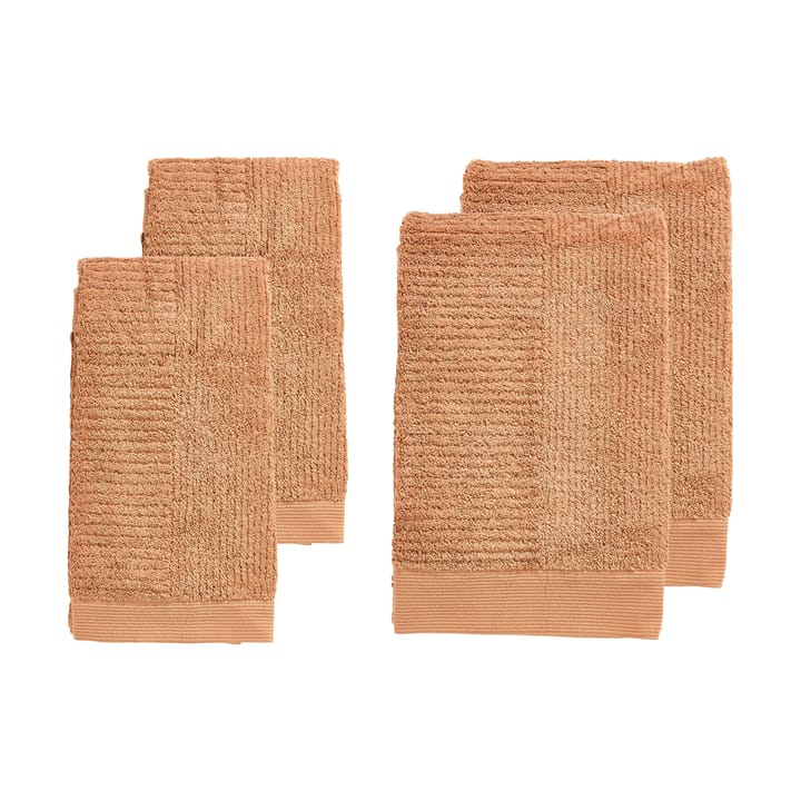 Classic handduksset 4 delar - Mandarine - Zone Denmark