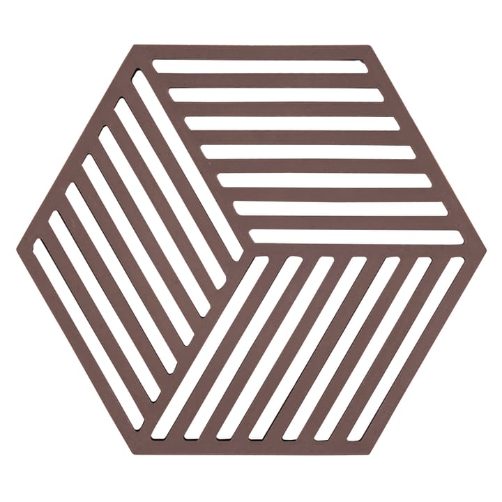 Hexagon grytunderlägg - Chocolate - Zone Denmark