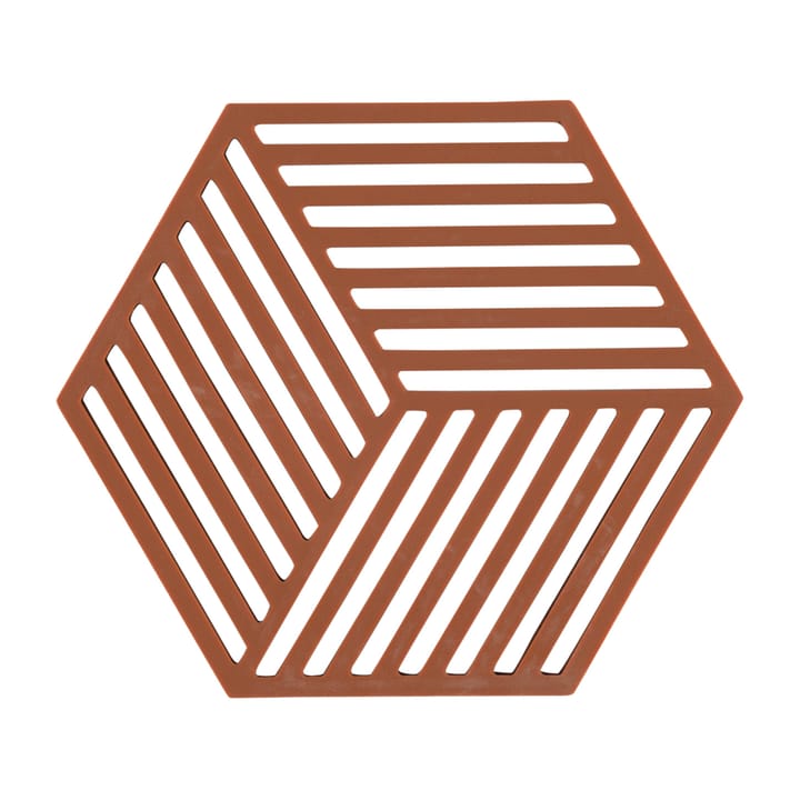 Hexagon grytunderlägg - Terracotta - Zone Denmark