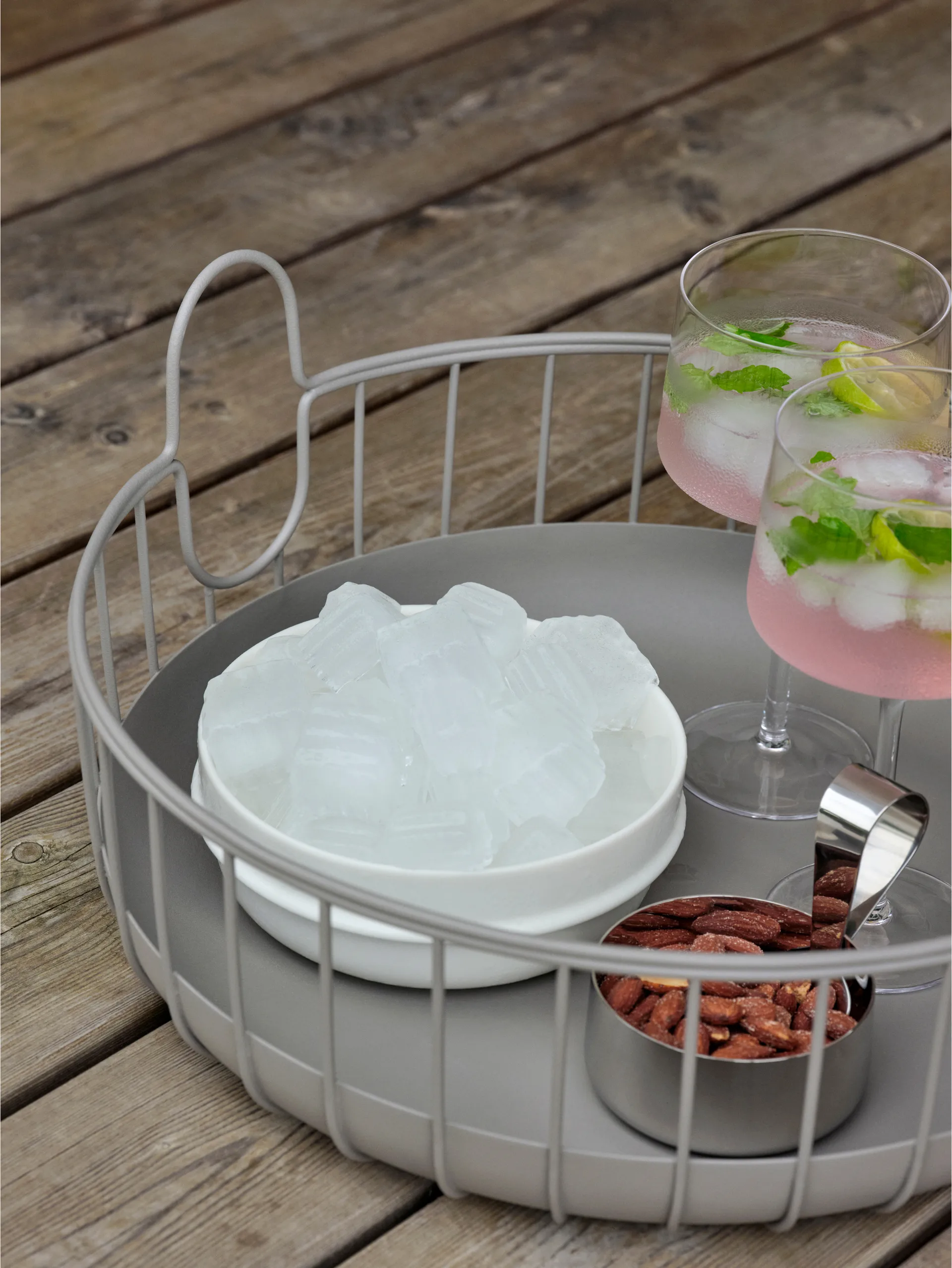 Inu korg Ø38x18 cm, Taupe Zone Denmark