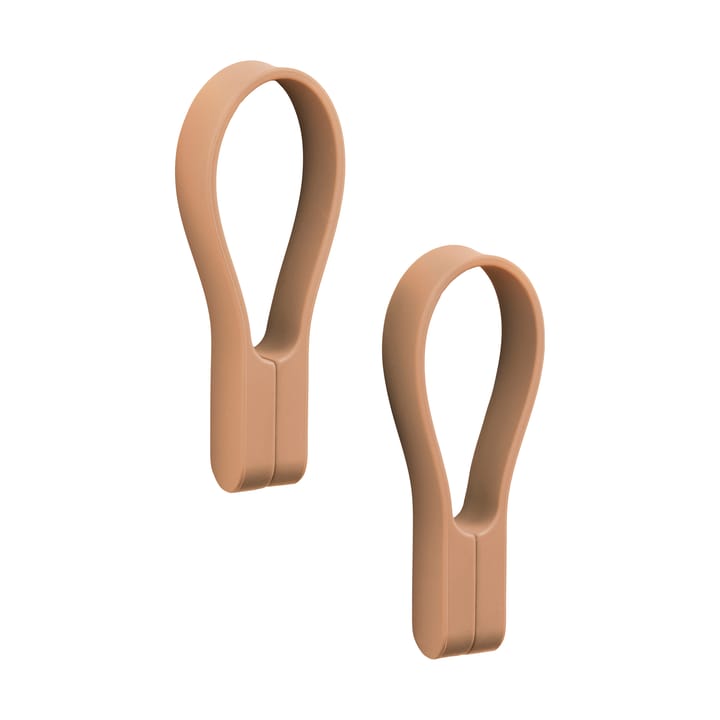 Loop handdukshängare magnet 2-pack - Mandarine - Zone Denmark