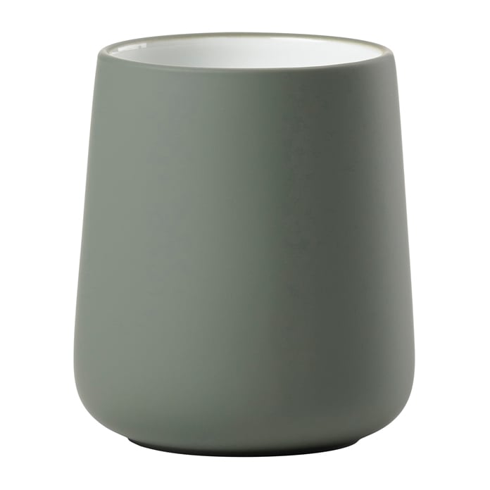Zone Denmark Nova tandborstmugg Olive green | Skandinavisk Design | Tandborsthållare | Grön