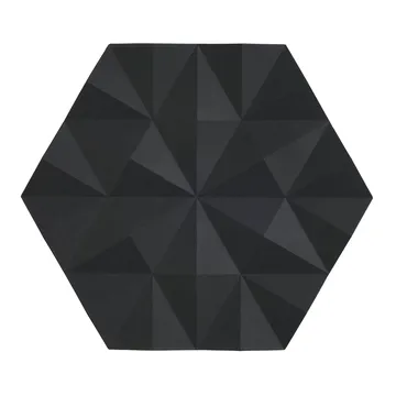 Ori Facet grytunderlägg 14x16 cm - Black - Zone Denmark