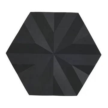 Ori Flake grytunderlägg 14x16 cm - Black - Zone Denmark