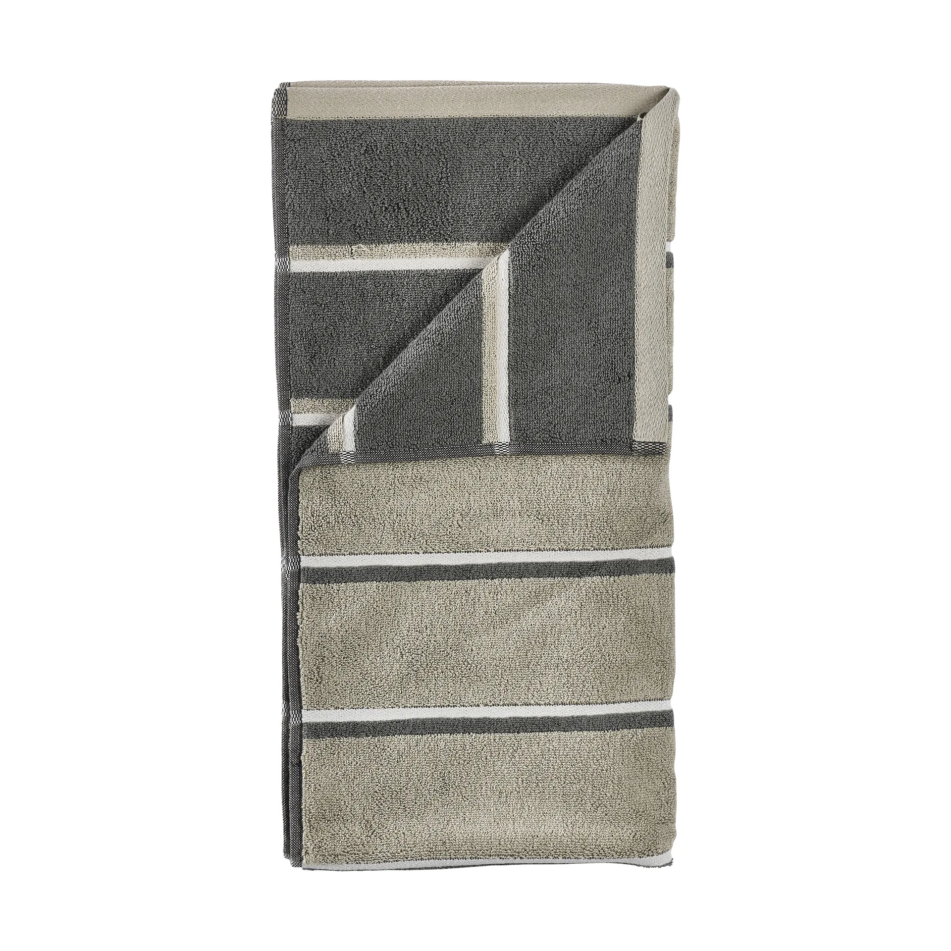 Sauna Handduk, Eucalyptus-olive green-soft grey, 70x140 cm Zone Denmark