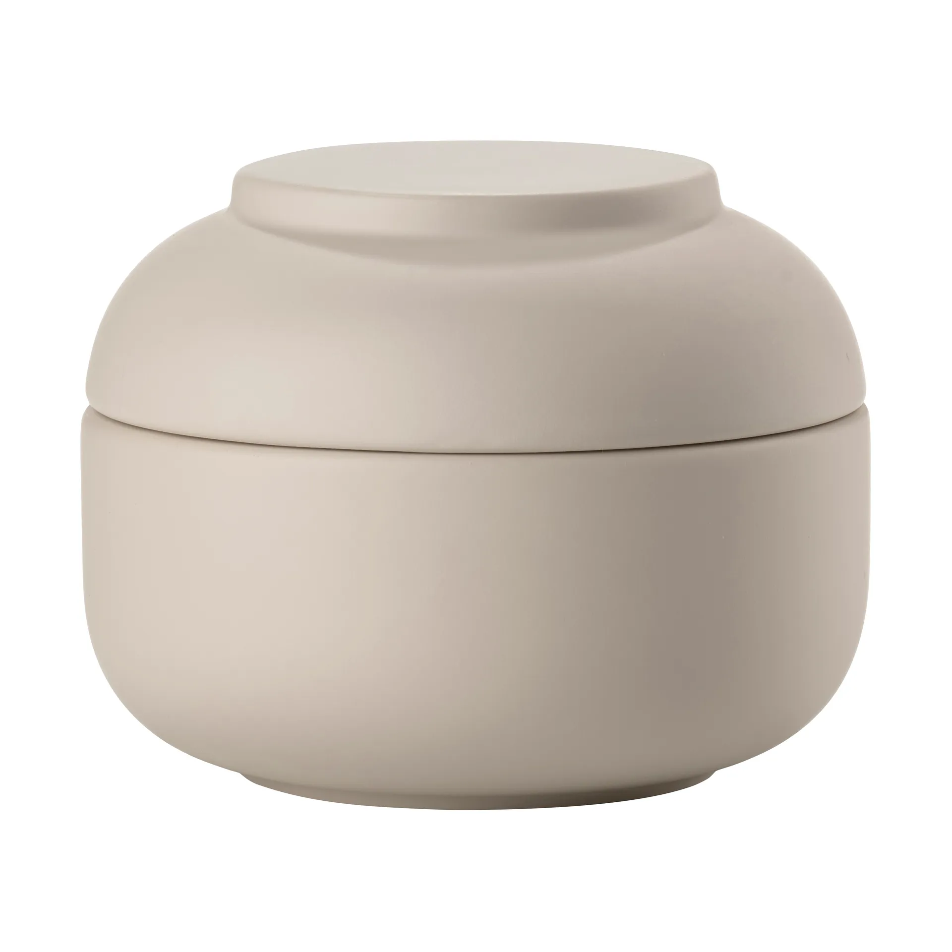 Sensu burk med lock Ø10,5x7,5 cm, Sand Zone Denmark