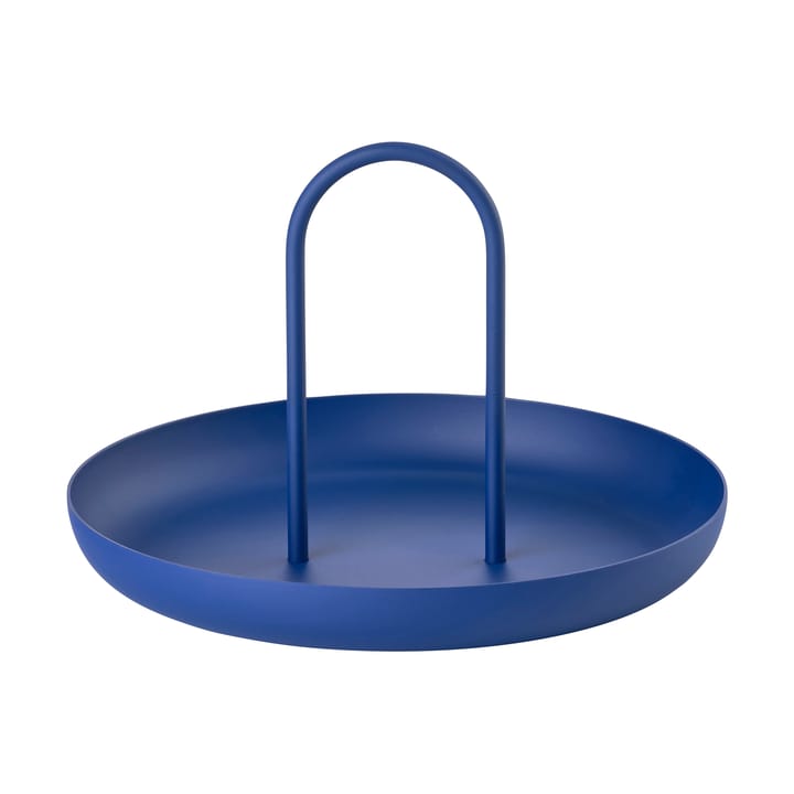 Singles bricka med handtag Ø20 cm - Indigo Blue - Zone Denmark