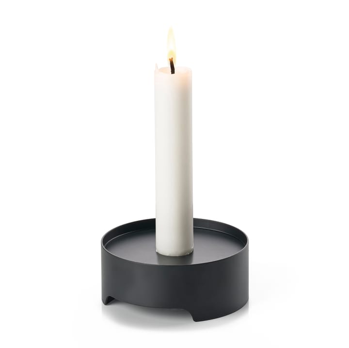 Singles ljusstake Ø9 cm, Black Zone Denmark