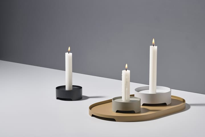 Singles ljusstake Ø9 cm, Black Zone Denmark