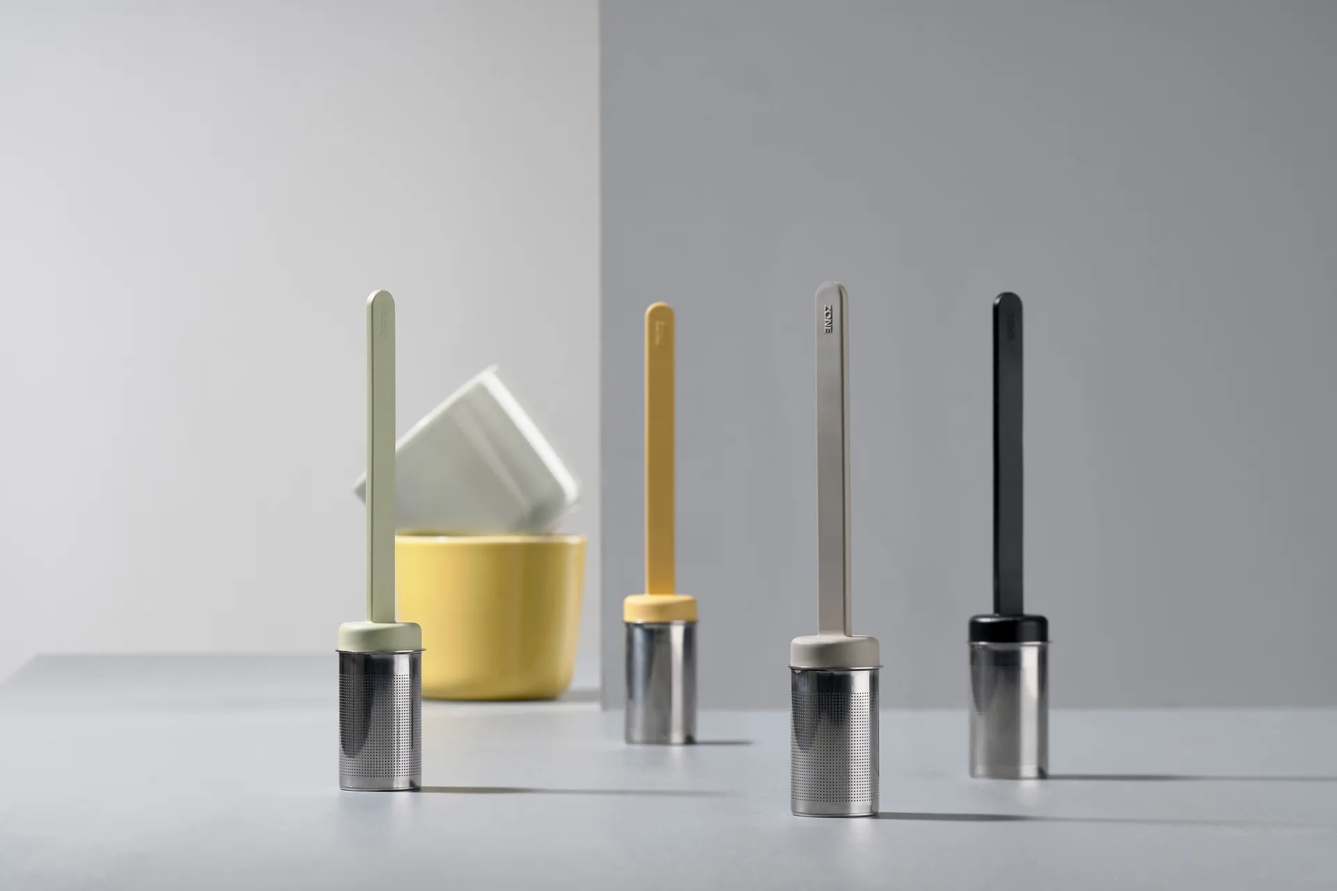 Singles tesil 18 cm, Rostfritt stål-ABS Zone Denmark