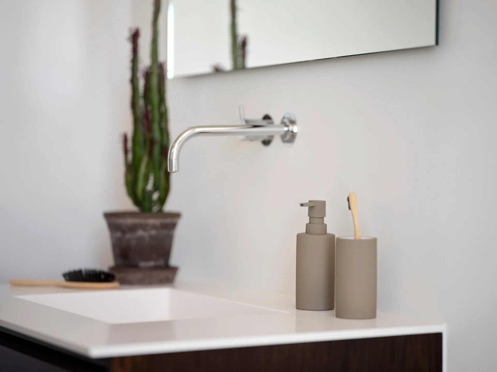 Solo tandborstmugg, Taupe Zone Denmark