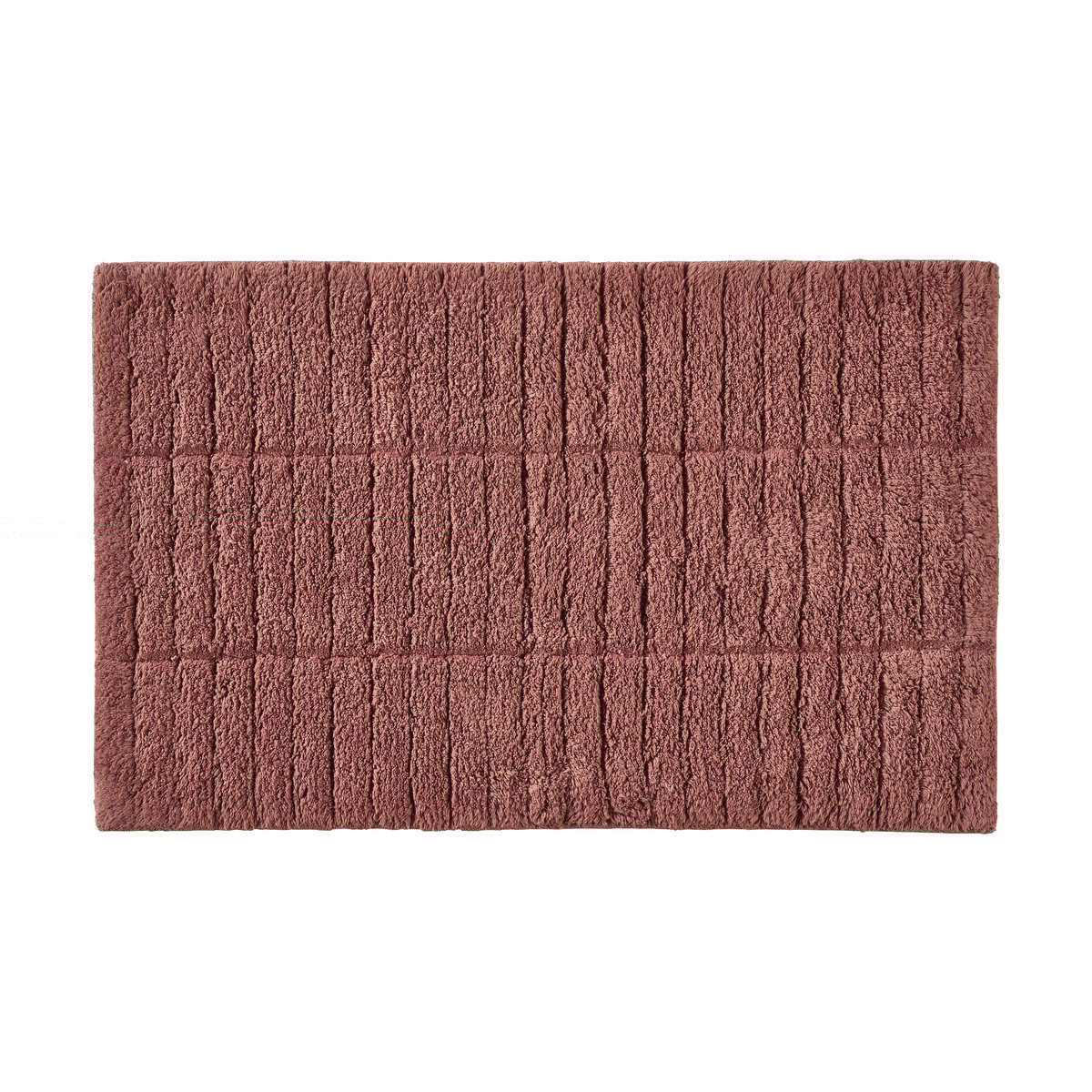 Zone Denmark Tiles badrumsmatta Peach red | Skandinavisk Design | Badrumsmattor | Röd