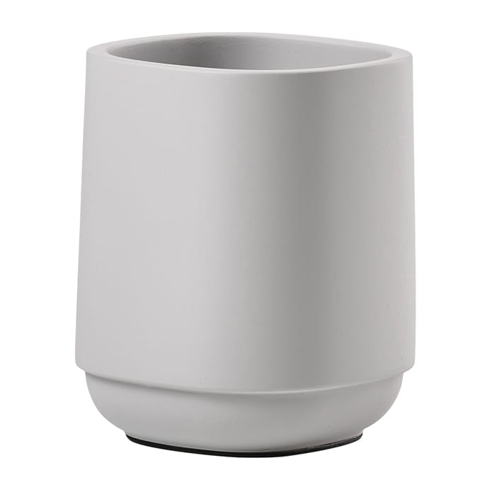 Time tandborstmugg 9,8 cm - Soft grey - Zone Denmark