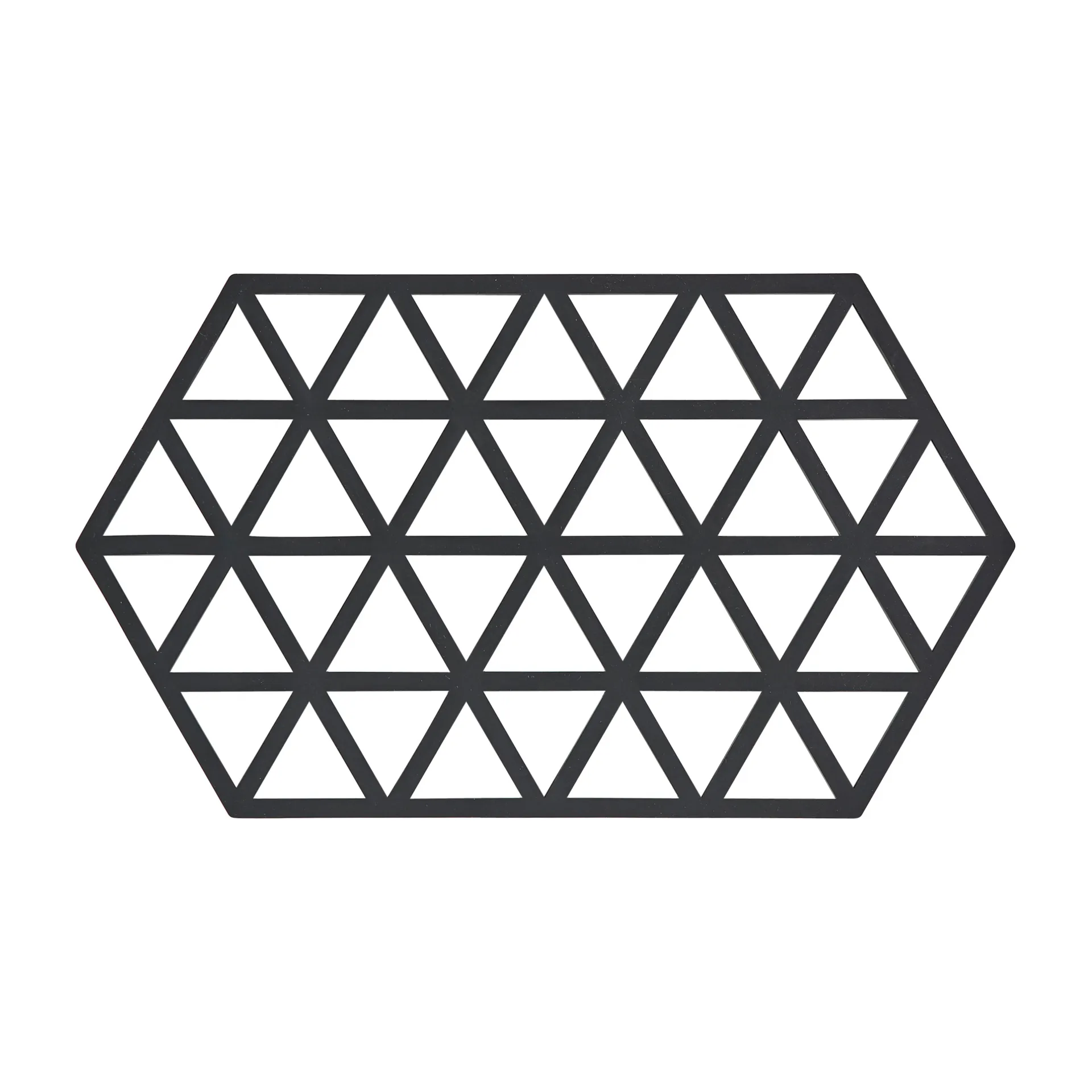 Triangles grytunderlägg 14x24 cm, Black Zone Denmark