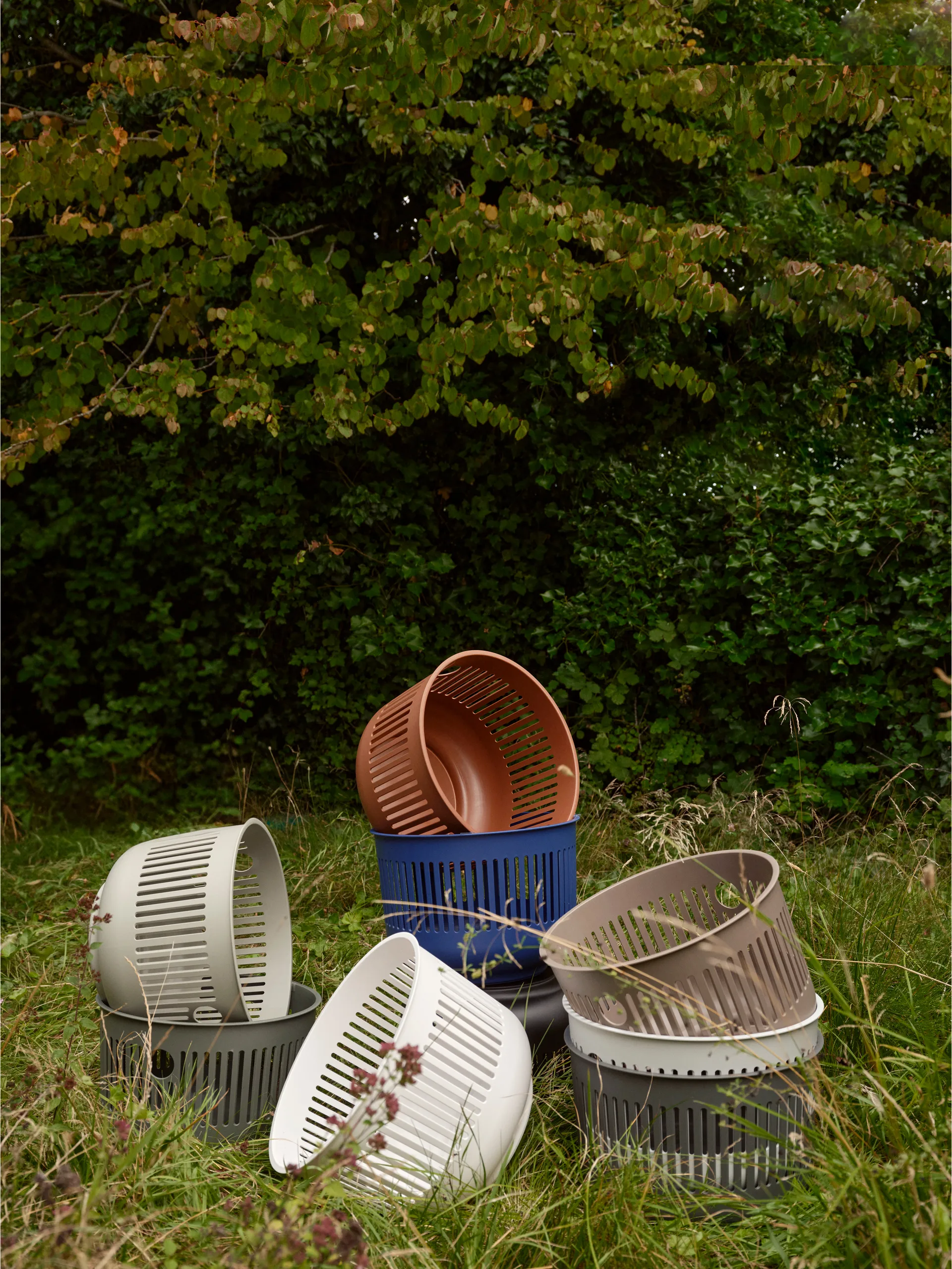 Ume tvättkorg Ø40x29 cm, Taupe Zone Denmark