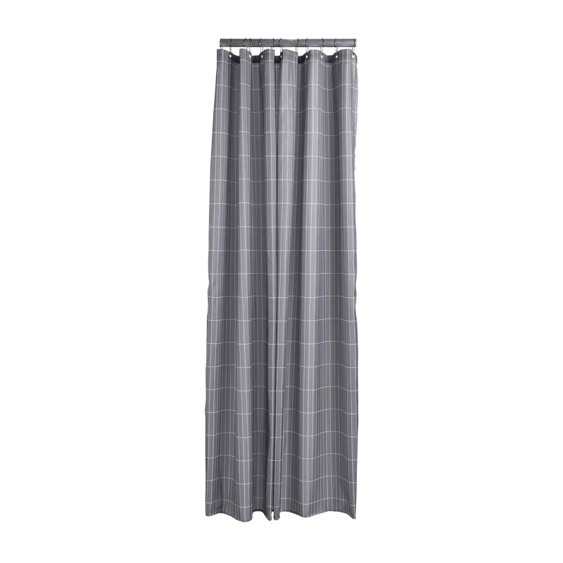Zone Denmark duschdraperi 180x200 cm, Slate grey tiles Zone Denmark