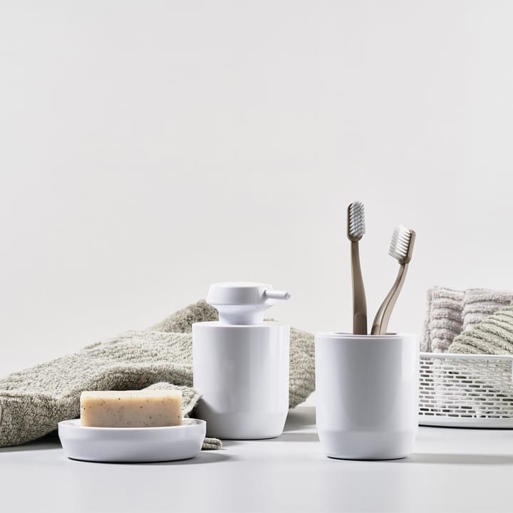 Zone Suii tandborstmugg 9 cm, White Zone Denmark