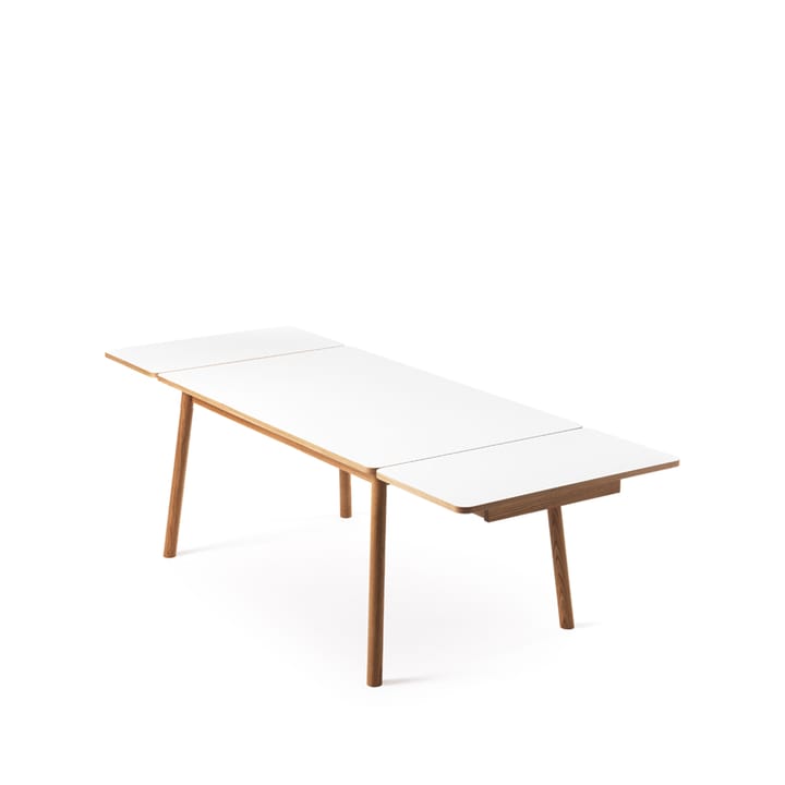 Dino+ matbord med tilläggsskiva - vit, ekstativ, 2st tilläggsskivor - Zweed
