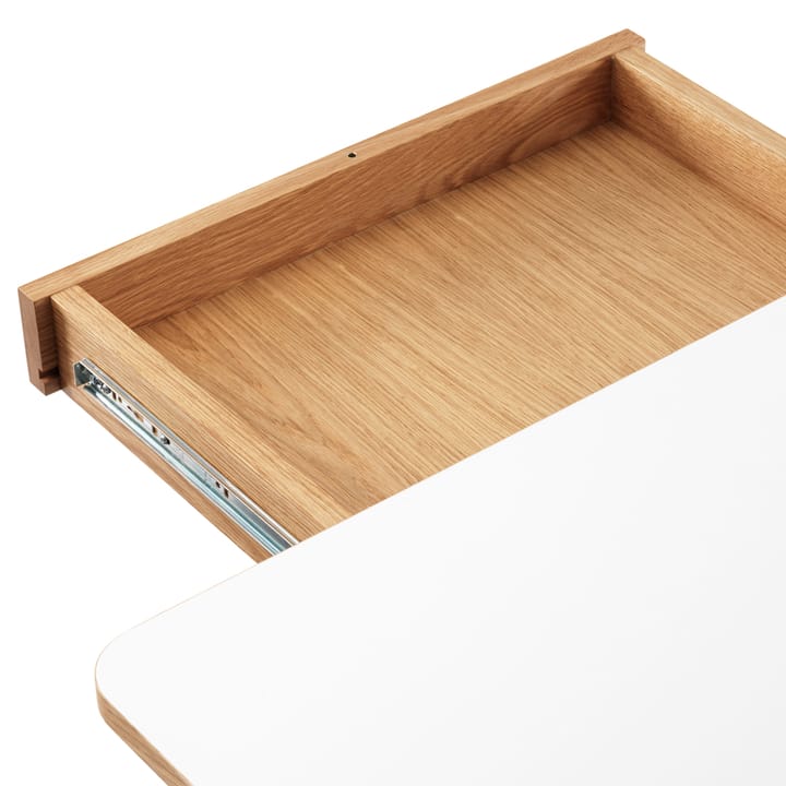 Dino+ matbord med tilläggsskiva - vit, ekstativ, 2st tilläggsskivor - Zweed