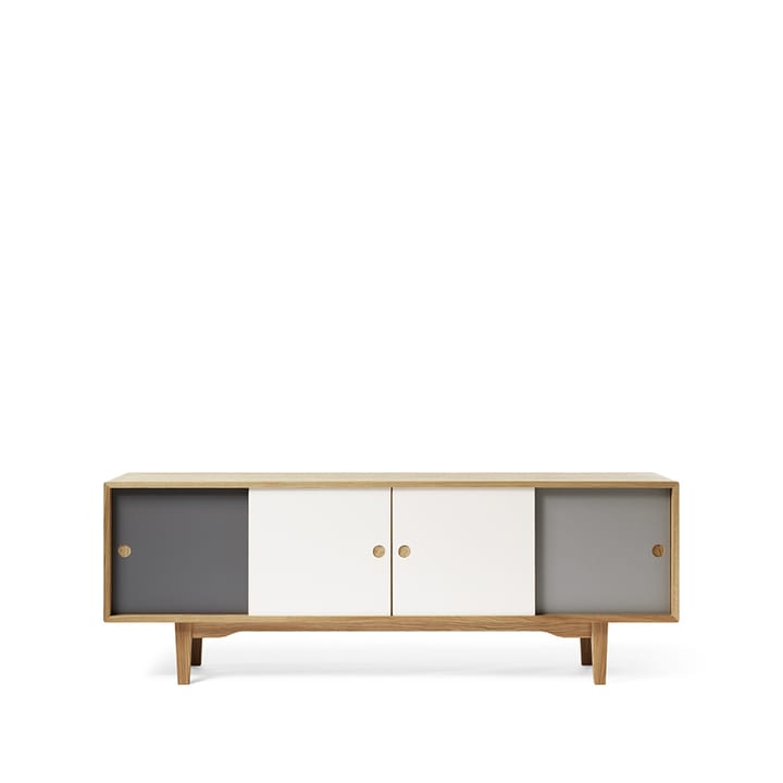 Moodi 180 sideboard - grå/vit, ekstomme - Zweed