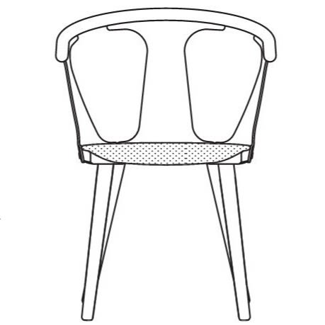 Bild som visar skiss på In Between stol.