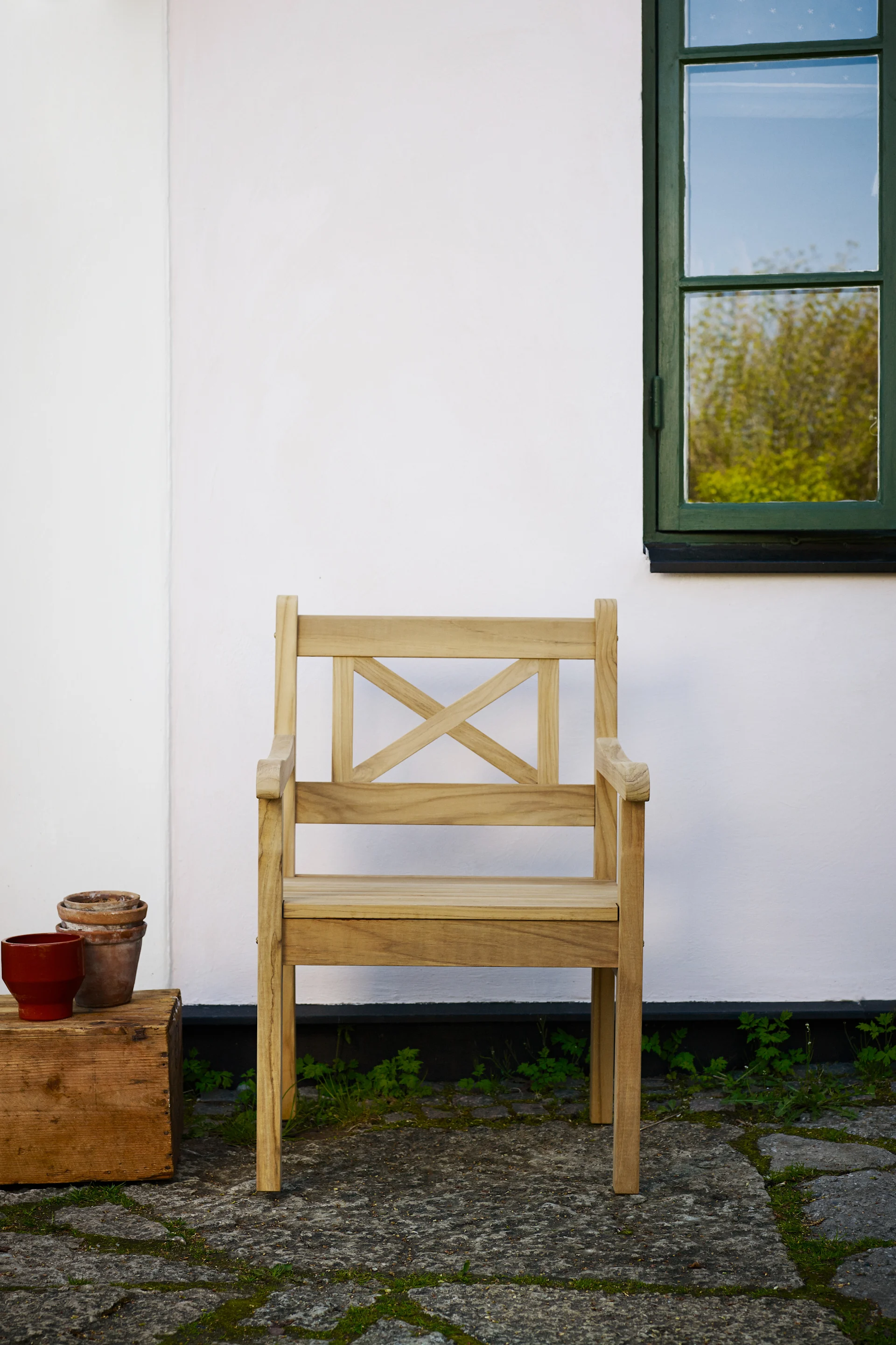 Skagen stol i teak från danska Skagerak.