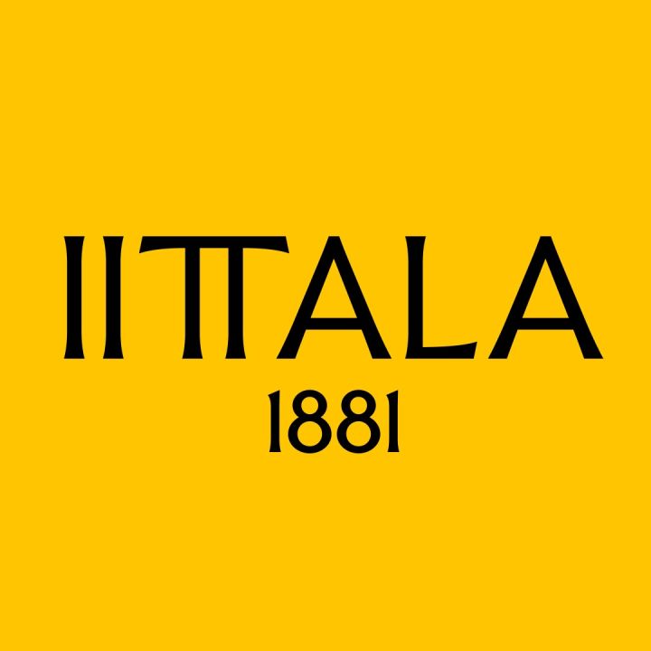 Iittalas nya logotyp har en intensivt gul nyans som är inspirerad av den färg glasmassan har när den kommer från ugnen och ska formas till ett föremål.