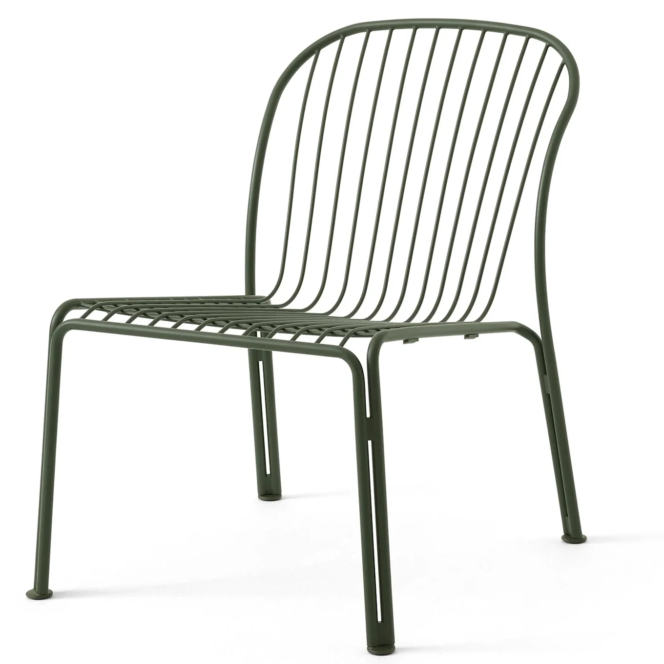 Thorvald loungestol i färgen bronze green från &Tradition.