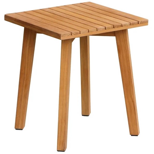 Sköndal sidobord i teak från 1898 är ett litet balkongbord, ultimat för den lilla balkongen.