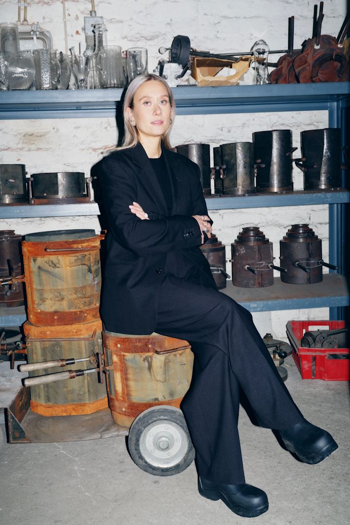 Porträttbild av Iittalas Creative Director, Janni Väpsäläinen.