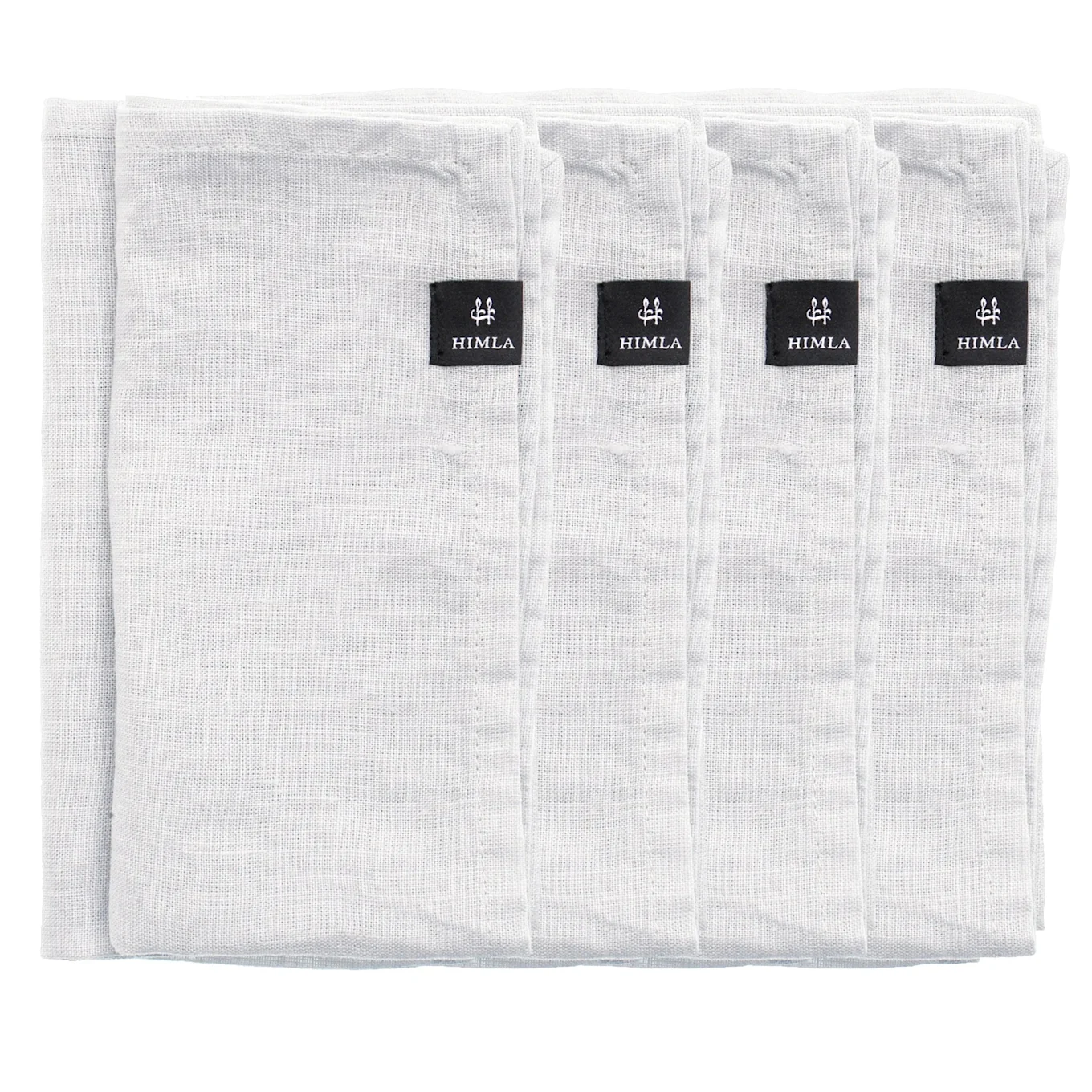 Sunshine linneservett från Himla har en stilfull design i vitt - en servett perfekt för dig som vill ha en stilren och enkel nyårsdukning.