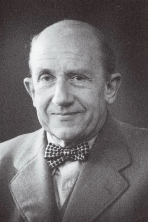 Bild som visar en av sönerna Klint, Tage Klint som var med och grundade det Le Klint vi känner till idag.