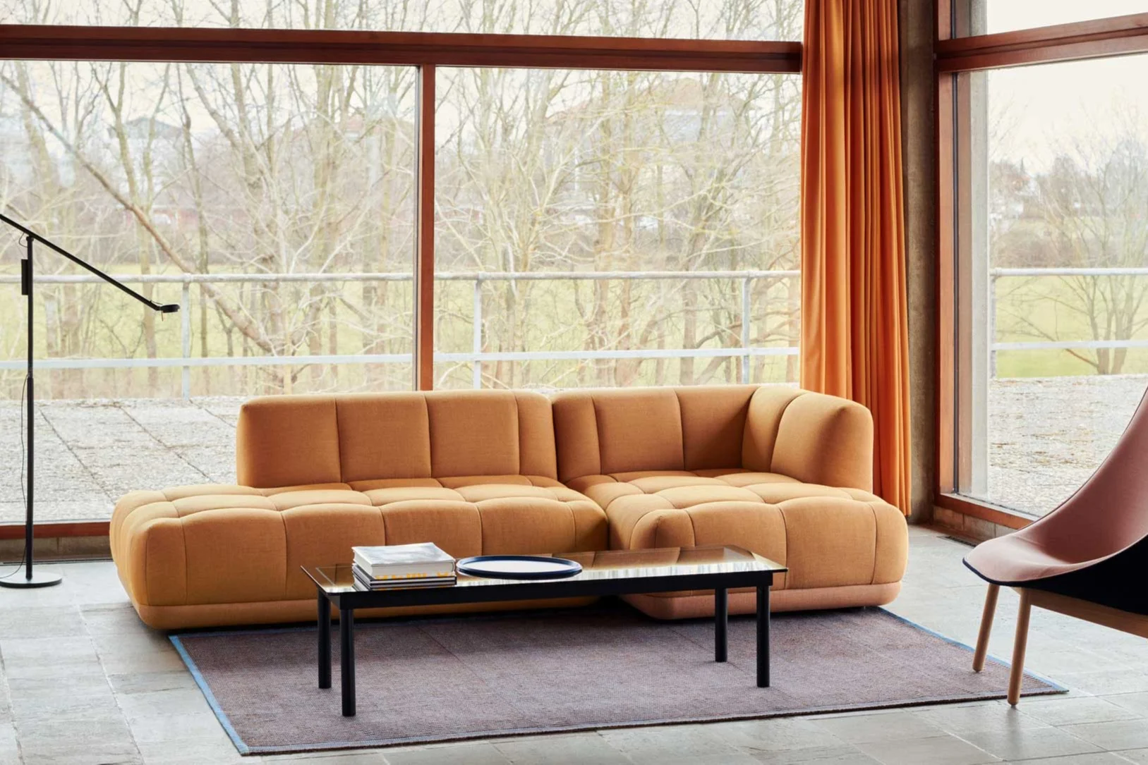 Quilton modulsoffa från HAY i färgen Savanna.