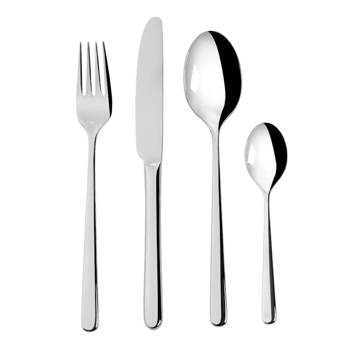 Polar bestickset från Scandi Living är ett stilrent bestickset i blankt stål, perfekt att ge bort i julklapp och kan användas till likväl vardag som fest.
