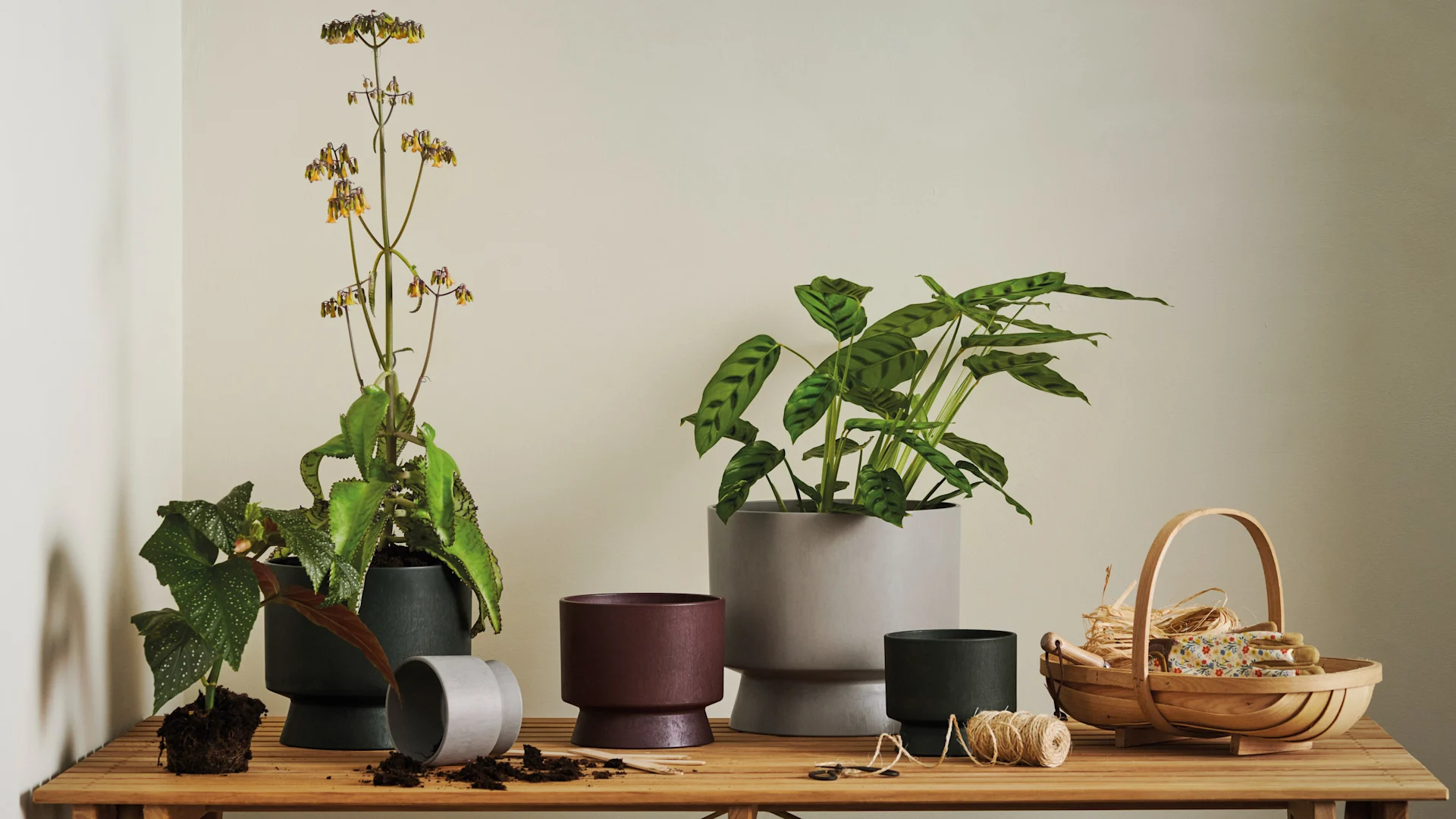 Ro krukor från Rosendahl är tillverkade i återvunnen plast.